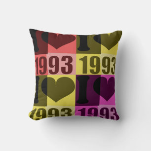 Pop Art - I love 1993 - Coussin