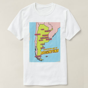 Pop Art Illustrated Argentinien  T-Shirt