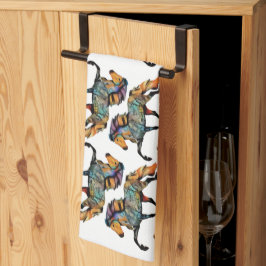 Pop Art Islandpferd  Geschirrtuch