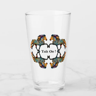 Pop Art Islandpferd  Glas