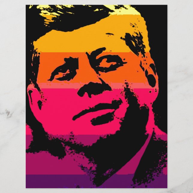 Pop Art Jack JFK John F. Kennedy (Vorderseite)