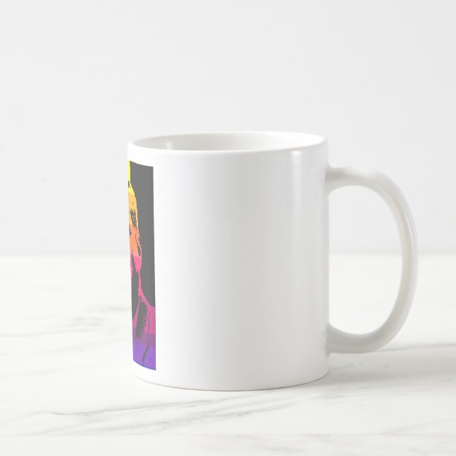 Pop Art Jack JFK John F. Kennedy Kaffeetasse (Rechts)