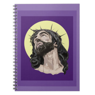 Pop Art Jesus Christ Spiral Notebook - Libreta Cri Notizblock