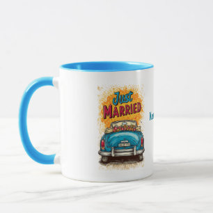 Pop Art Just Married Tasse