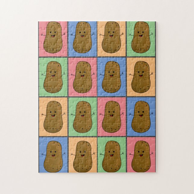 Pop-Art-Kartoffel (Vertikal)