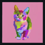 POP ART KATZWRAPPENKANVAS KÜNSTLICHER LEINWANDDRUCK<br><div class="desc">POP ART KITTEN KÜSTEN KANVAS WRAPPIERT.</div>