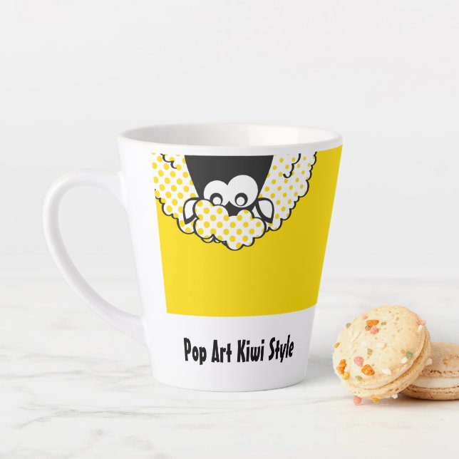 Pop Art Kiwi Stil Milchtasse (Beispiel)