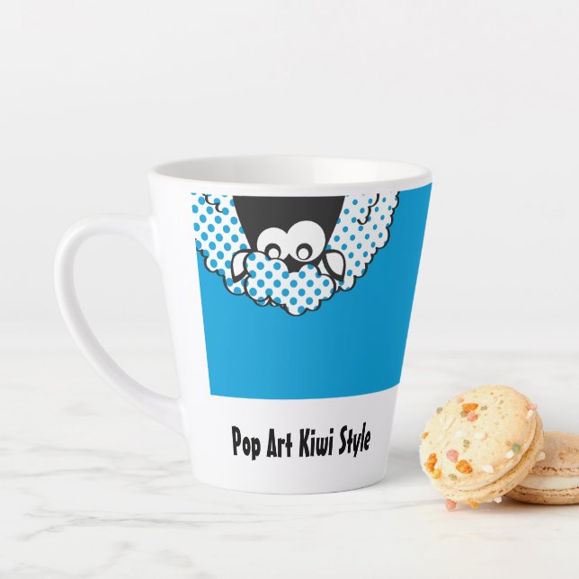 Pop Art Kiwi Stil Milchtasse (Beispiel)