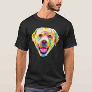Pop Art Labrador Retriever Cooler Labrador Männer T-Shirt