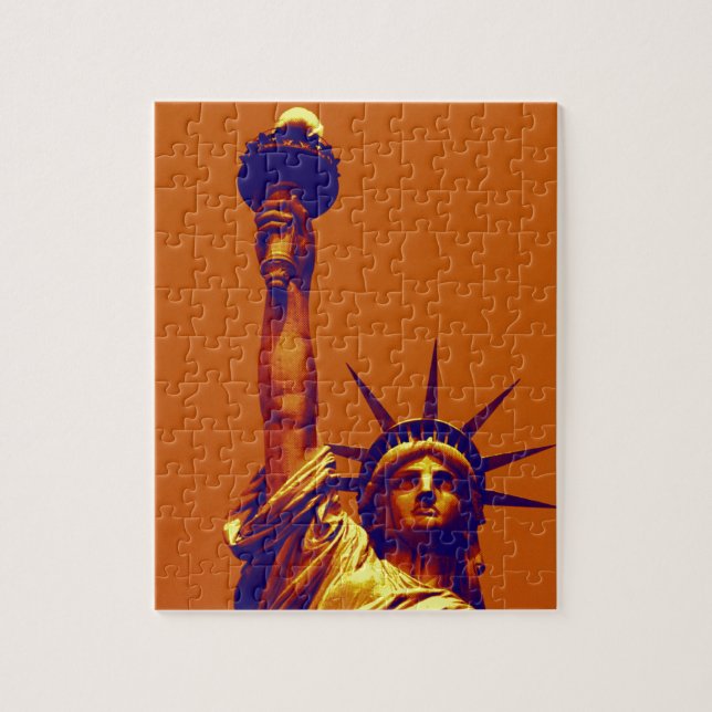 Pop Art Lady Liberty (Vertikal)