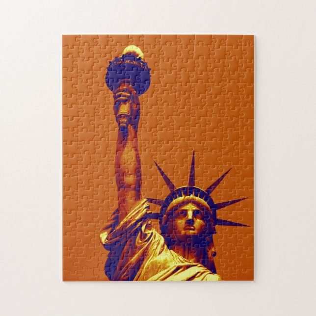 Pop Art Lady Liberty (Vertikal)