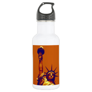 Pop Art Lady Liberty Trinkflasche