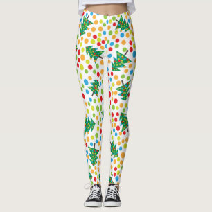 pop art leggings de noël