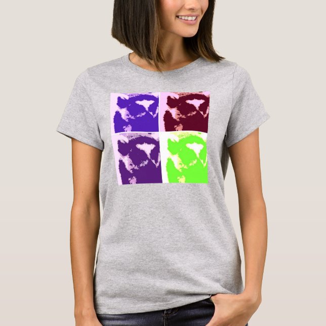 Pop Art Lemur T-Shirt (Vorderseite)