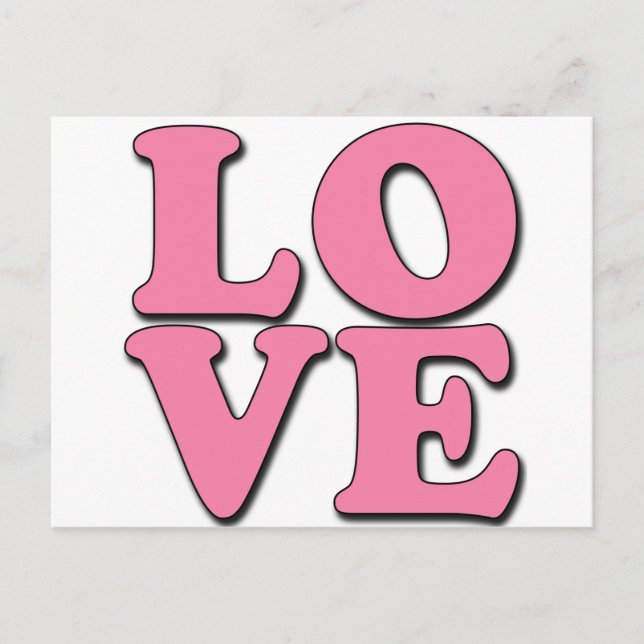 Pop ART LIEBE Postkarte (Vorderseite)