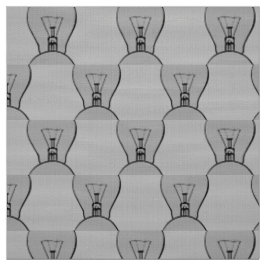 Pop Art Light Bulb Stoff