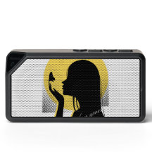 Pop-Art-Linienzeichnung Mädchen und Schmetterling