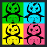 Pop Art Little Tux Pinguin Poster<br><div class="desc">Pop Art Little Tux Pinguin Poster</div>