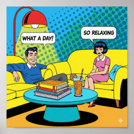 Pop Art Lounge Poster