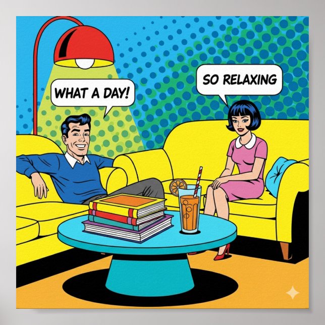 Pop Art Lounge Poster (Vorne)