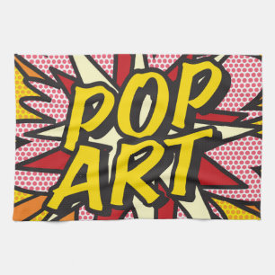 POP ART Lustige Retro-Comic-Book Handtuch