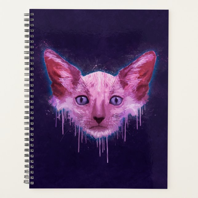 Pop Art Lykoi Werewolf Chat (Devant)