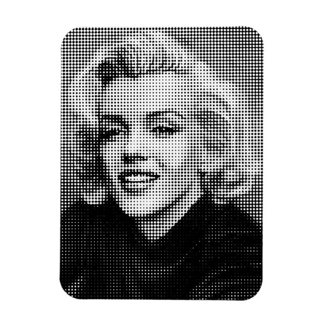 Pop Art Marilyn Magnet (Vertikal)