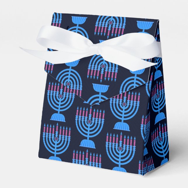 Pop Art Menorah Gevor Box Geschenkschachtel (Vorderseite)