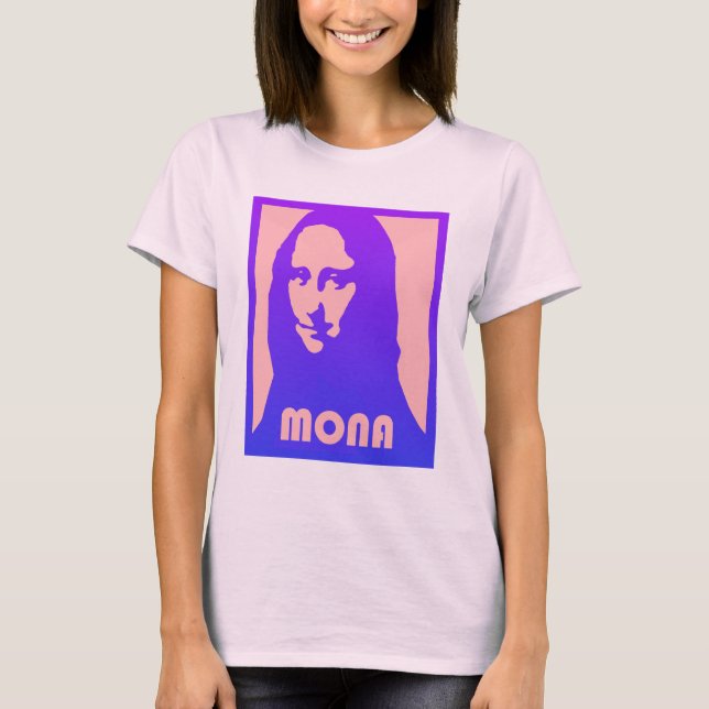 Pop Art Mona Lisa - Shirt (Vorderseite)