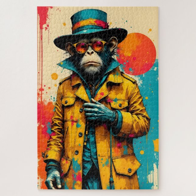 Pop Art Monkey (Vertikal)