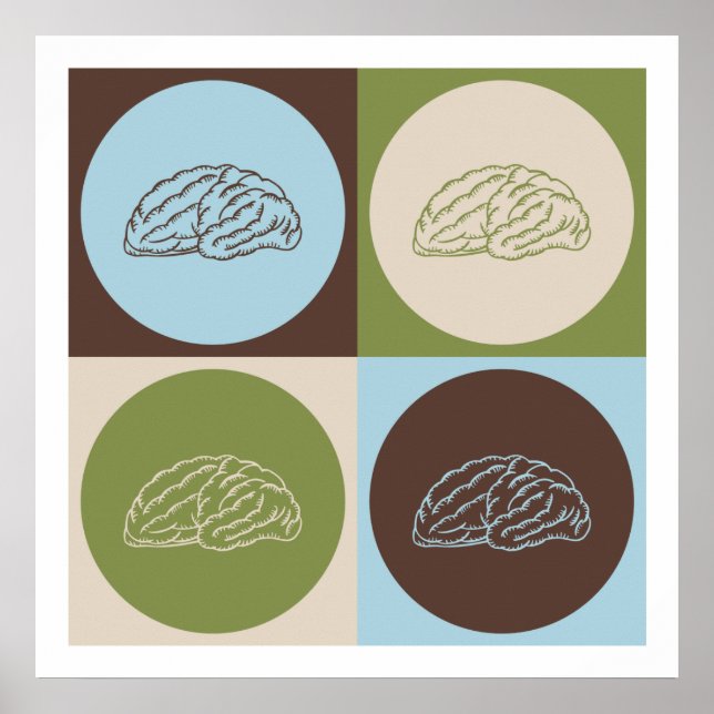 Pop Art Neuroscience Poster (Vorne)