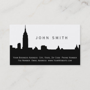Pop Art New York City Business Card Visitenkarte