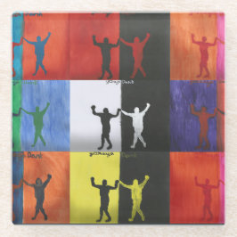 Pop art no.1 by Yeshaya Dank - Glasuntersetzer