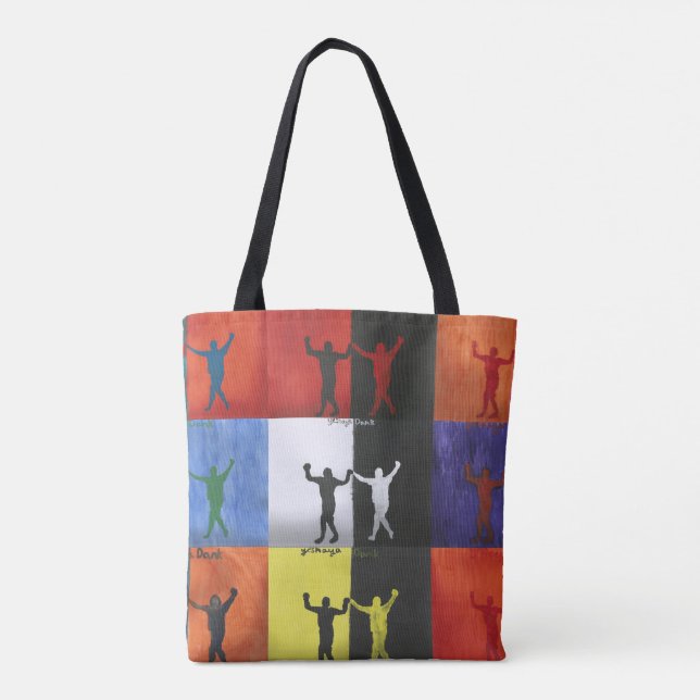 Pop art no.1 by Yeshaya Dank -  Tasche (Rückseite)