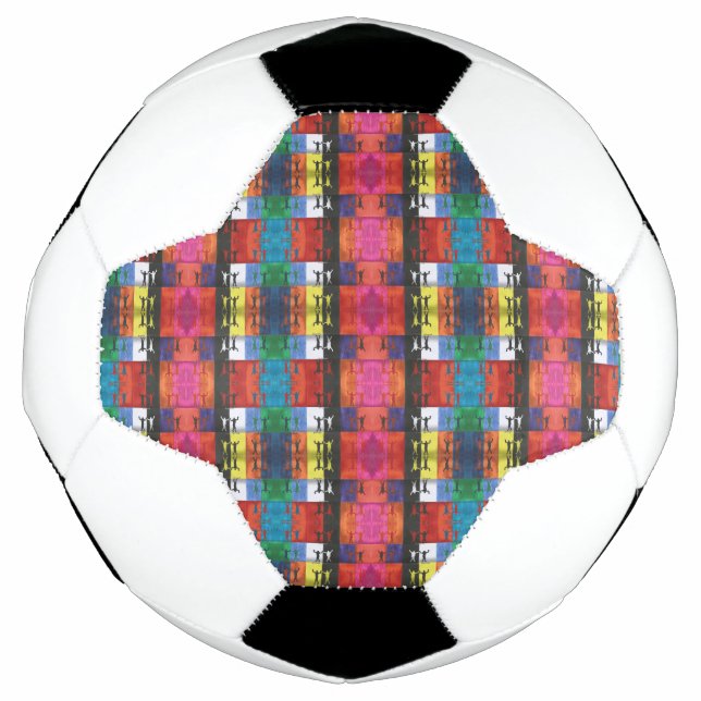 Pop art no.1 by Yeshaya Dank - unity & harmony Fußball (Vorderseite)