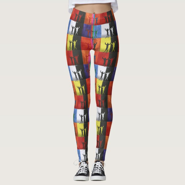 Pop art no.1 by Yeshaya Dank - unity & harmony Leggings (Vorderseite)