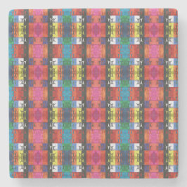 Pop art no.1 by Yeshaya Dank - unity & harmony Steinuntersetzer