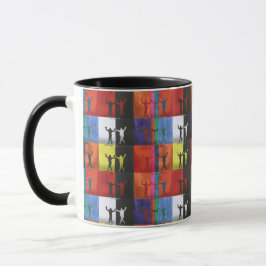 Pop art no.1 by Yeshaya Dank - unity & harmony Tasse