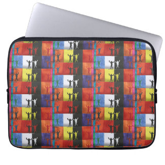 Pop Art Nr.1 von Yeshaya Dank - Einheit und Harmon Laptopschutzhülle