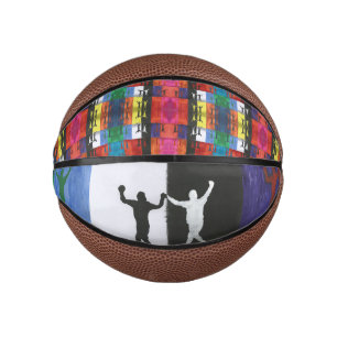 Pop-Art Nr.1 von Yeshaya Dank - Einheit und Harmon Mini Basketball