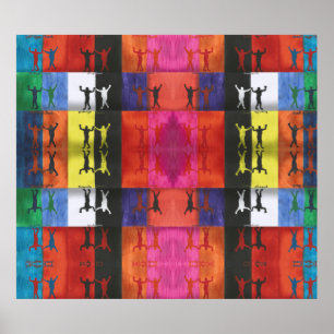 Pop-Art Nr.1 von Yeshaya Dank - Einheit und Harmon Poster