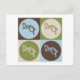 Pop Art Optics Postkarte