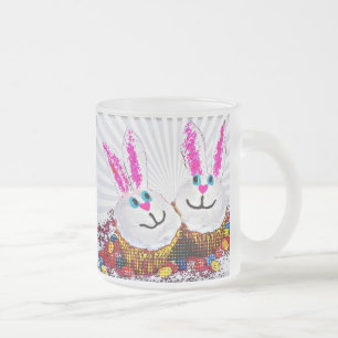 Pop Art Osterfest Bunny Cupcakes Mattglastasse
