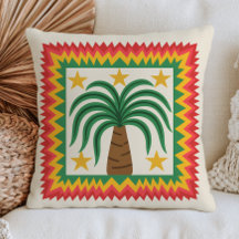Pop-Art-Palmbaum-Illustration Tropisch Retro