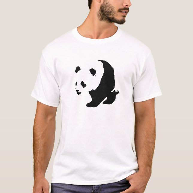 Pop Art Panda T-Shirt (Vorderseite)
