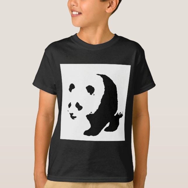 Pop Art Panda T-Shirt (Vorderseite)