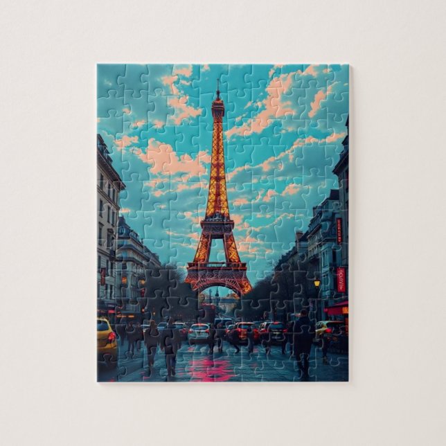 Pop Art Paris - Retro City (Vertikal)
