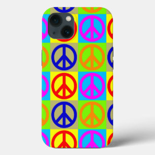 Pop Art Peace Sign iPhone 13 Hülle