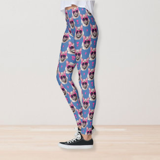 Pop Art Perserkatze mit Sonnenbrille Leggings