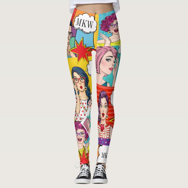 POP ART POP LEGGINGS (Vorderseite)